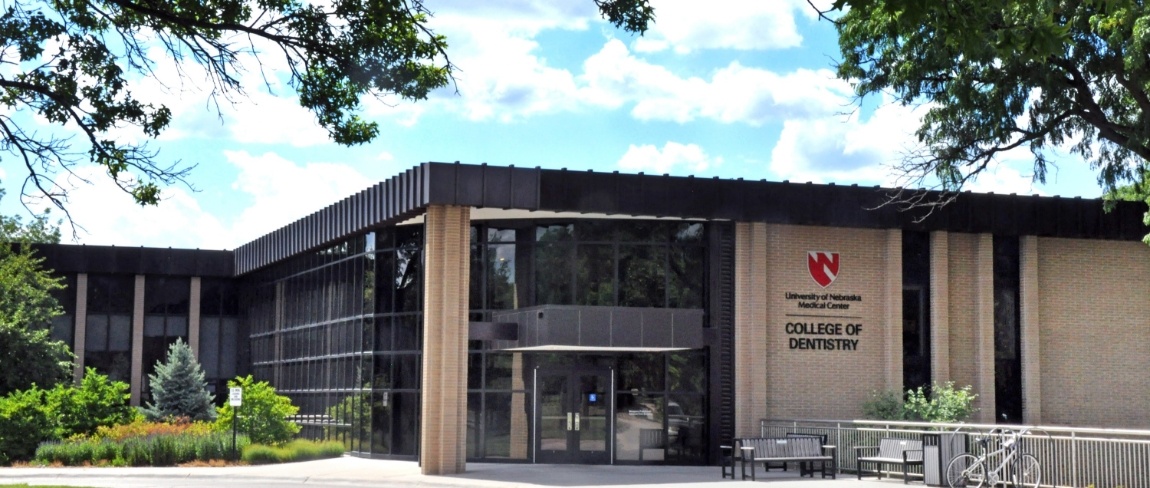 Outside view of dental school building