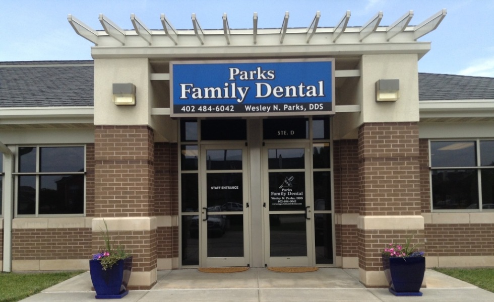 Front entrance of Parks Family Dental