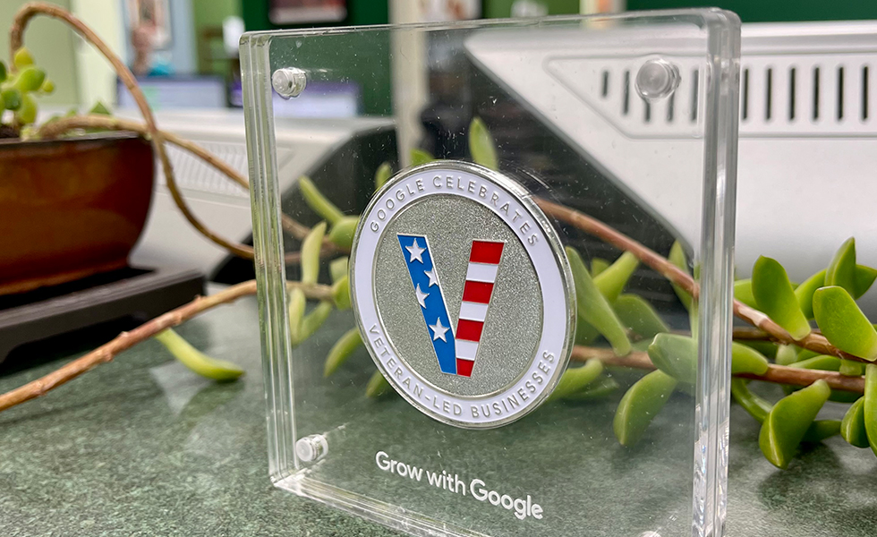 Veteran Owned Business plaque